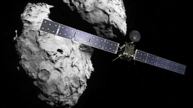 Rosetta'nın misyonu sona erdi