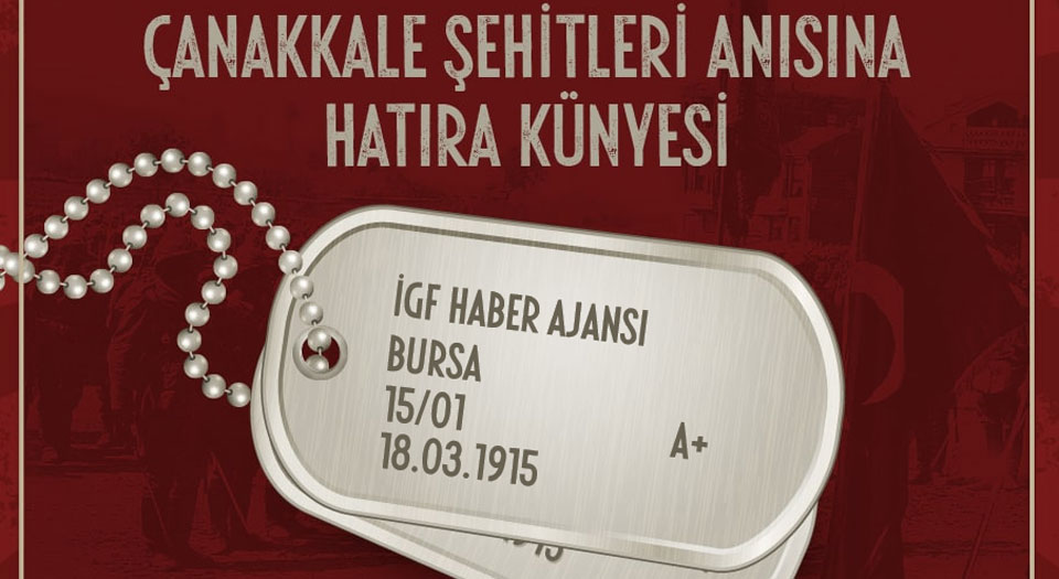 18 Mart'a özel 'hatıra künye' ilgisi